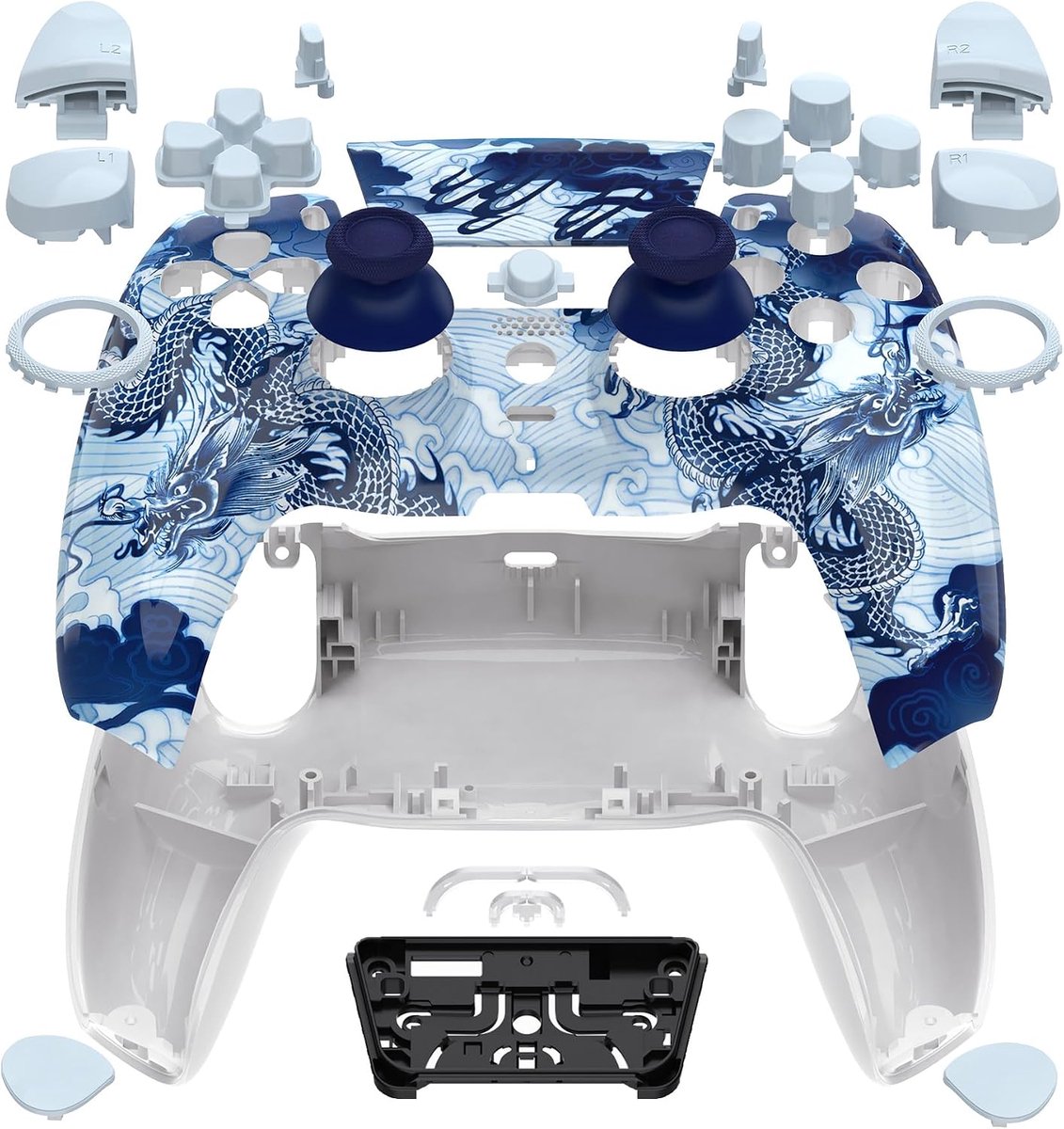 Complete Behuizingsset met Touchpad - Geschikt voor PS5 Controller BDM-030 tot 050