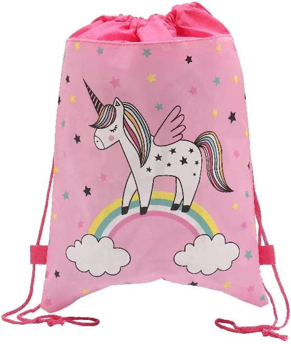 Unicorn Trekzak voor Gym, School, Zwemmen, Strand, Kamperen en Reizen - Ideaal voor Kinderen en Volwassenen
