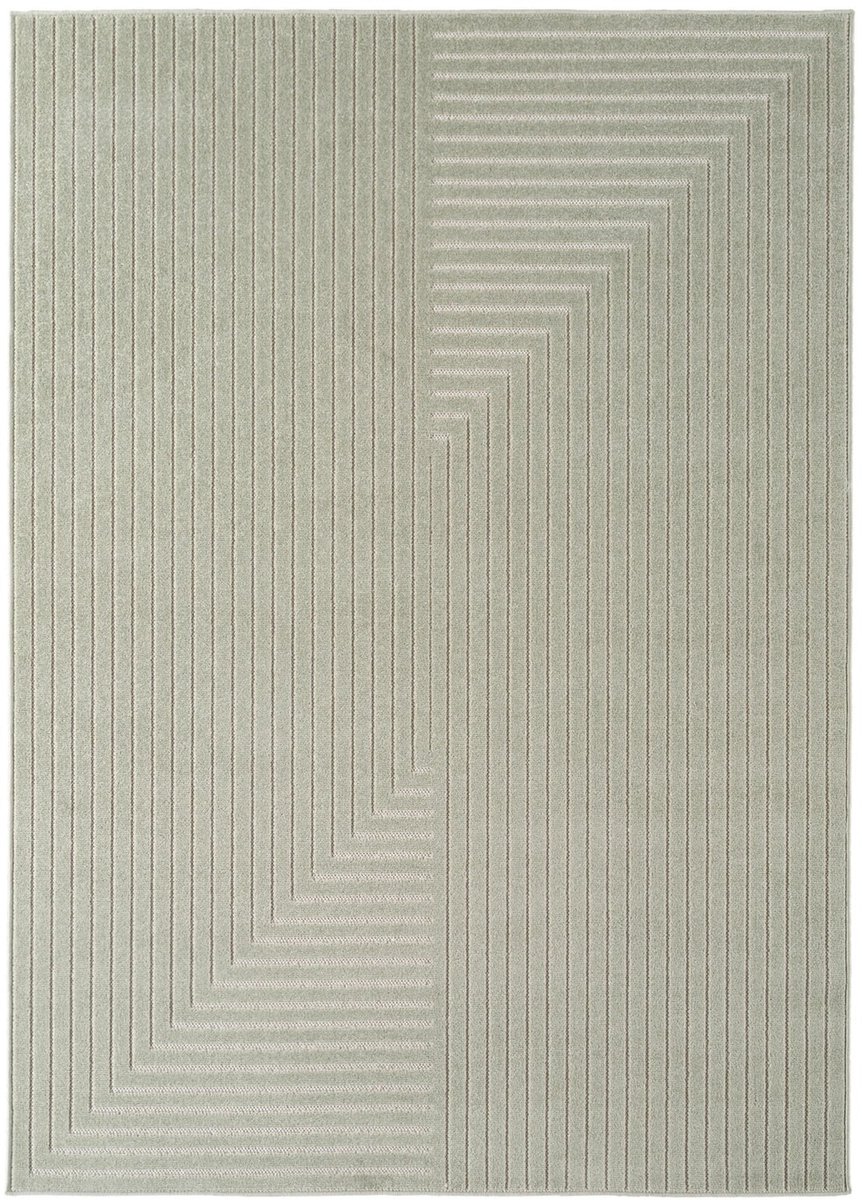 Dutch XXL Scandinavisch Vloerkleed | Tapijt | Nova | Labyrint | Groen | 160x230 cm