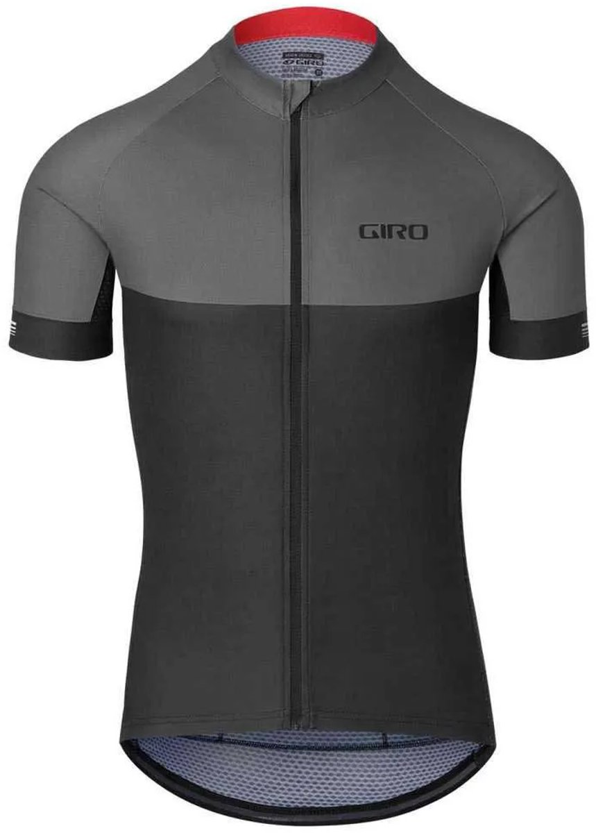 Giro Chrono Korte Mouw Wielertrui Grijs 2XL Man