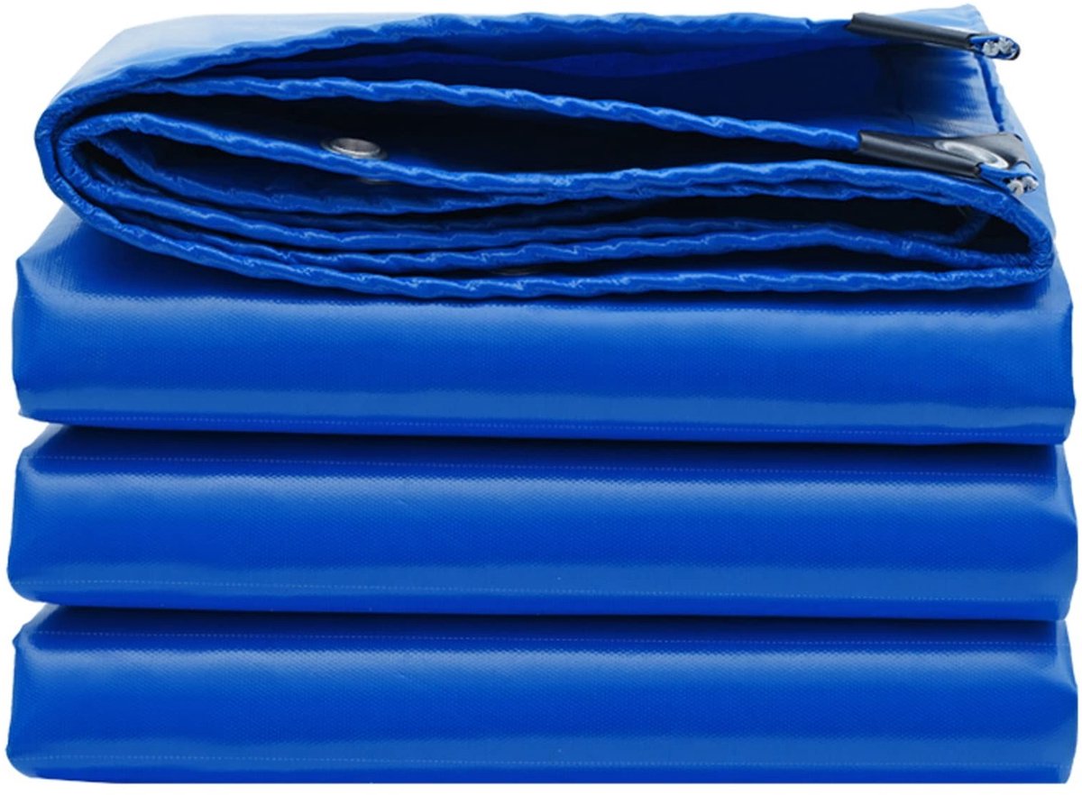 Canvas Zeildoek - Versterkte Doorvoertules 1.2x1.2m Blauw