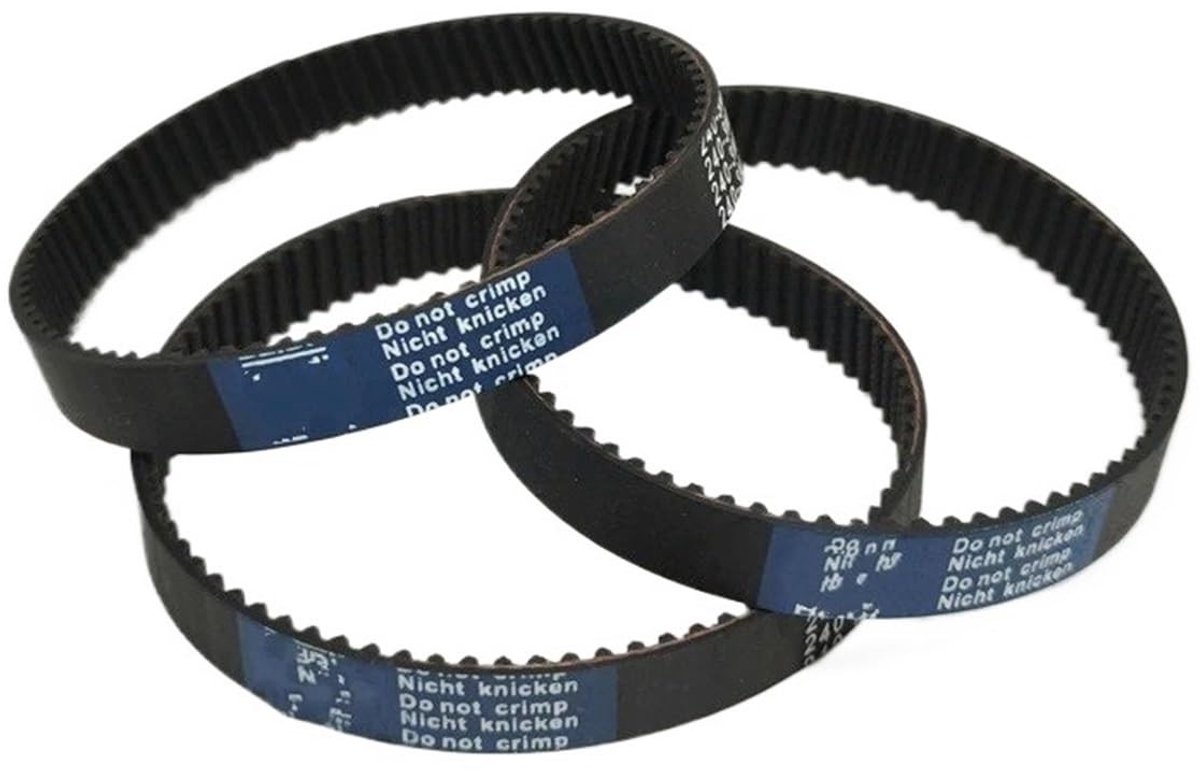 Aandrijfriem 3*M Gesloten Lus Rubberen Distributieriem 291mm 15mm (3pcs)