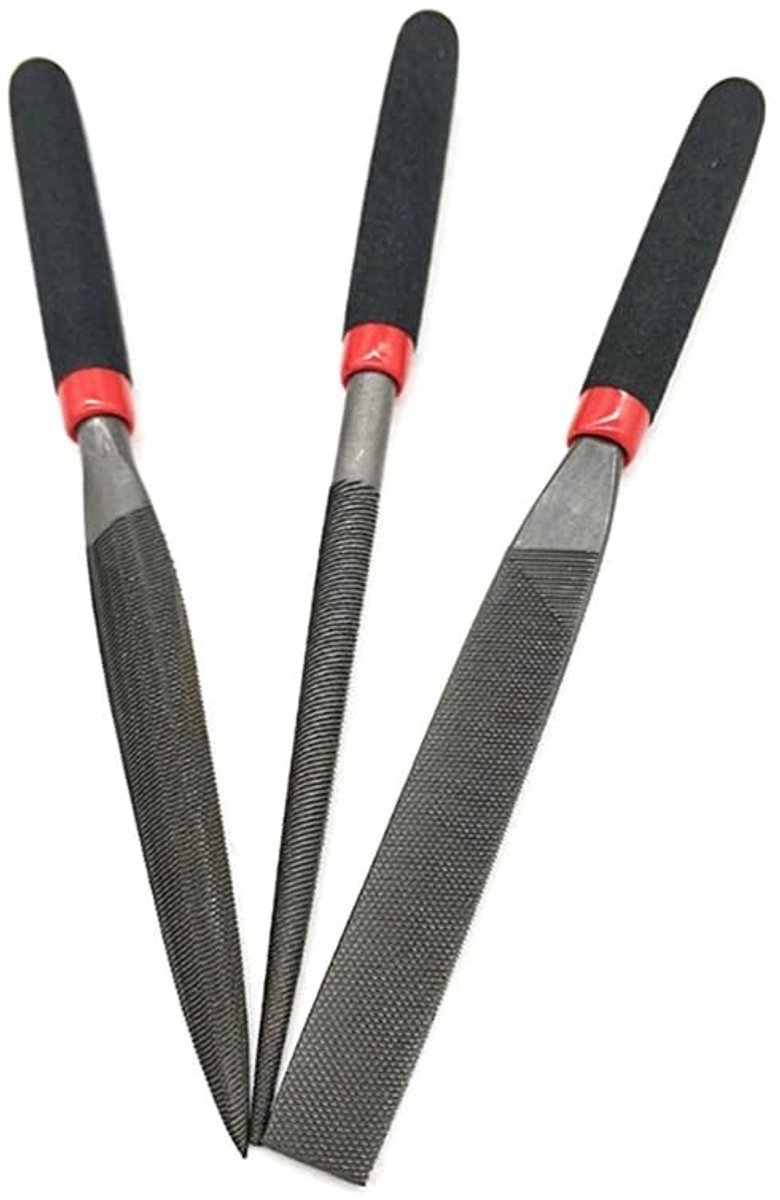 Handfile Set - Stalen naalden voor houtbewerking
