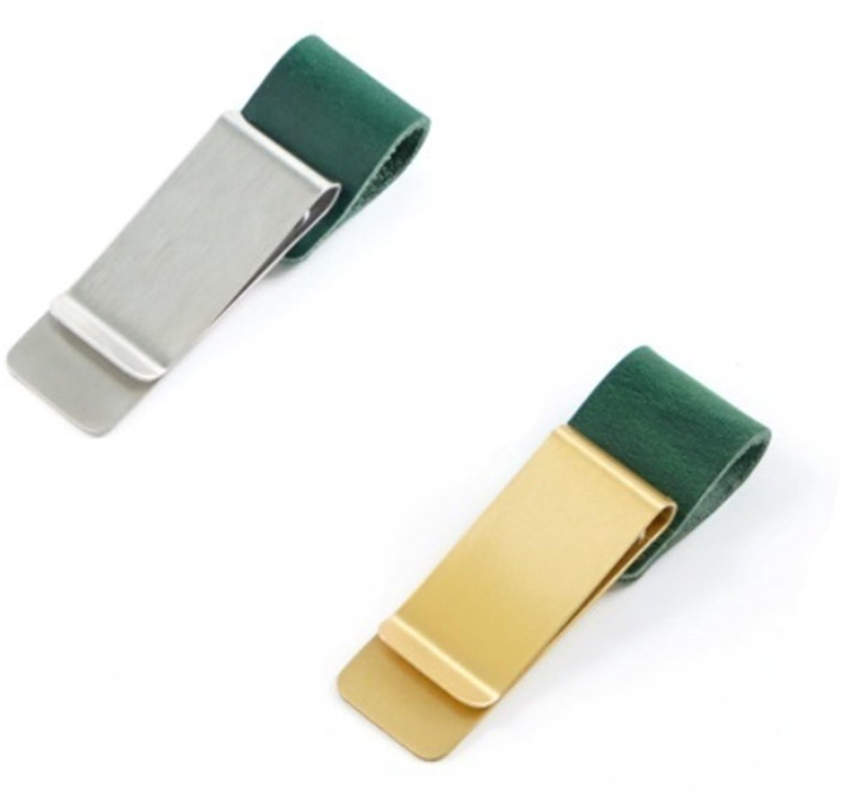 Pen Clip voor Notebook - Lederen Houder met Messing Bladwijzer - 32 Stuks
