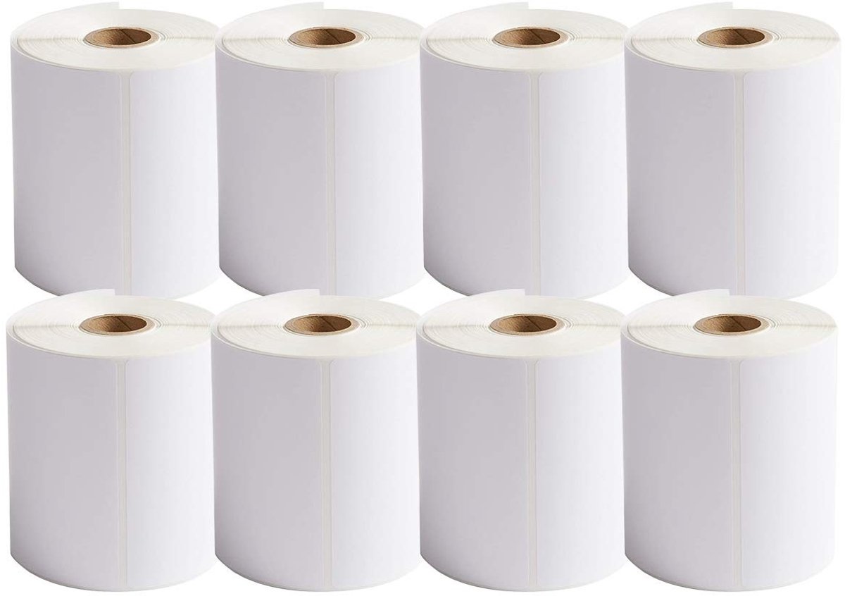 Directe Thermische Labels - 3600 Witte Adreslabels 4" x 6"
