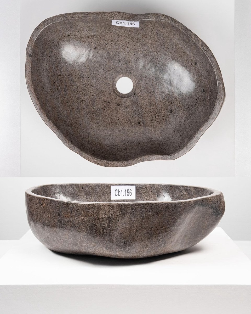 Natuurstenen wastafel - 50 cm - Gepolijst