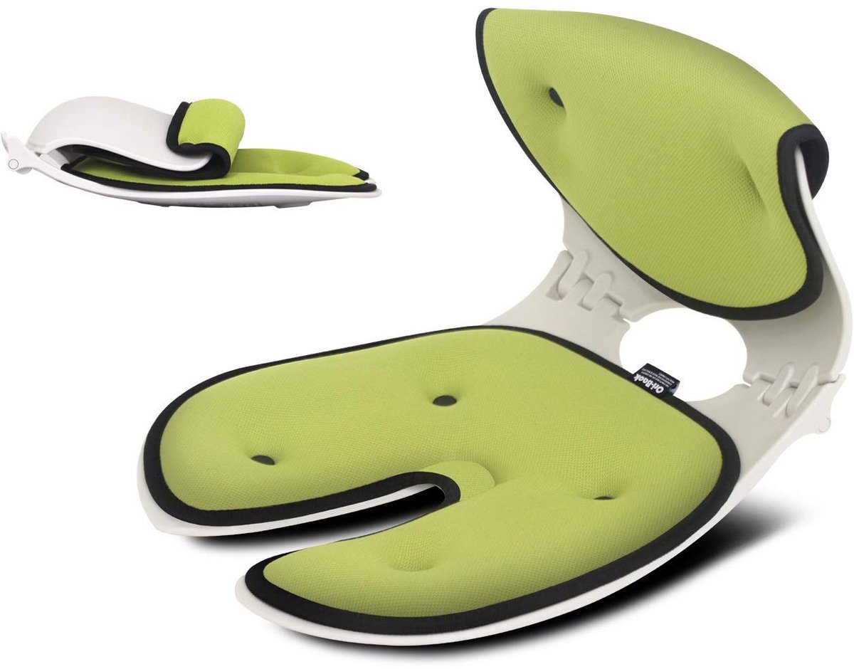 Ergonomisch Zitkussen - Draagbaar en Opvouwbaar - Groen