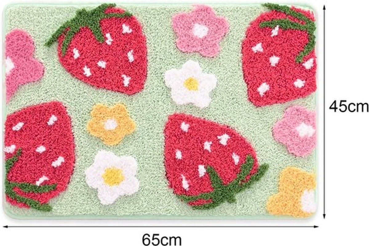 Groene Badmat - Antislip - Super Absorberend - 1 stuk - Hoogwaardig Materiaal