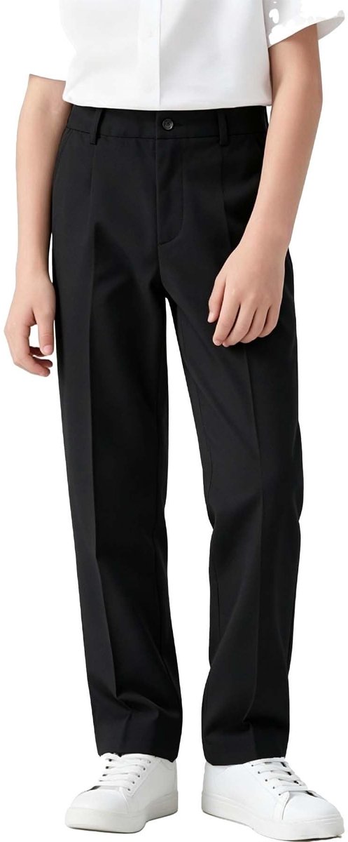 Jongens Schoolbroek - Formele Kleding voor Feestjes - Zwart