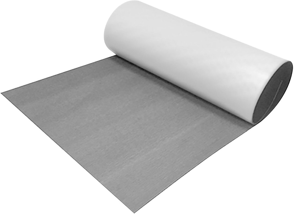 Teak Foam Vloerbedekking - Zelfklevend Bootmat - Grijs