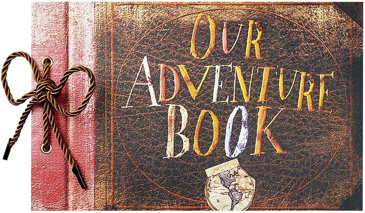 Avontuurlijke Scrapbook Album voor Foto's en Herinneringen met Up-thema - Perfect voor Creatieve Projecten