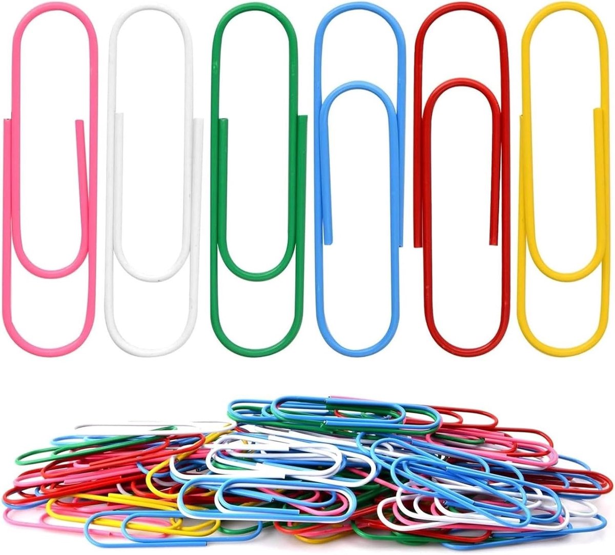 Set van 30 Herbruikbare Metalen Paperclips van 10 cm - Ideaal voor Organiseren van Documenten, Kantoor en Schoolgebruik