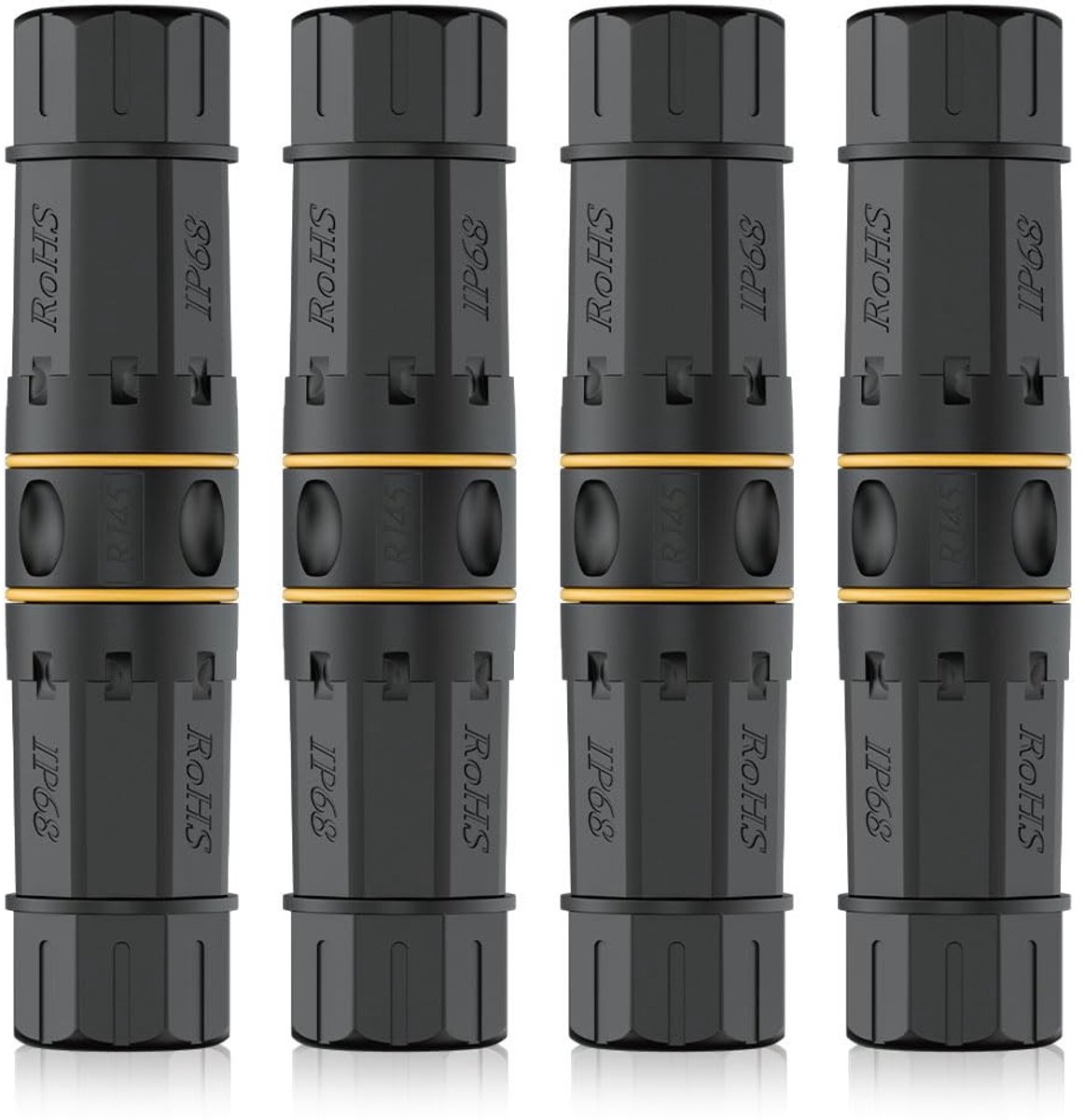 Cat7 RJ45 Coupler - IP68 Waterproof - Set van 3