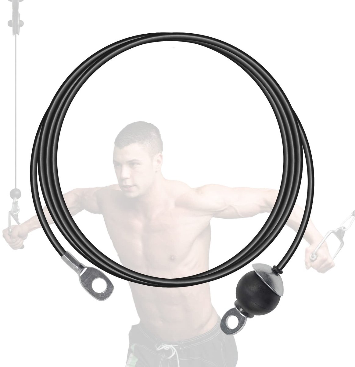 Fitness Kabelsysteem - Duurzaam Staal met PU Coating - 2m