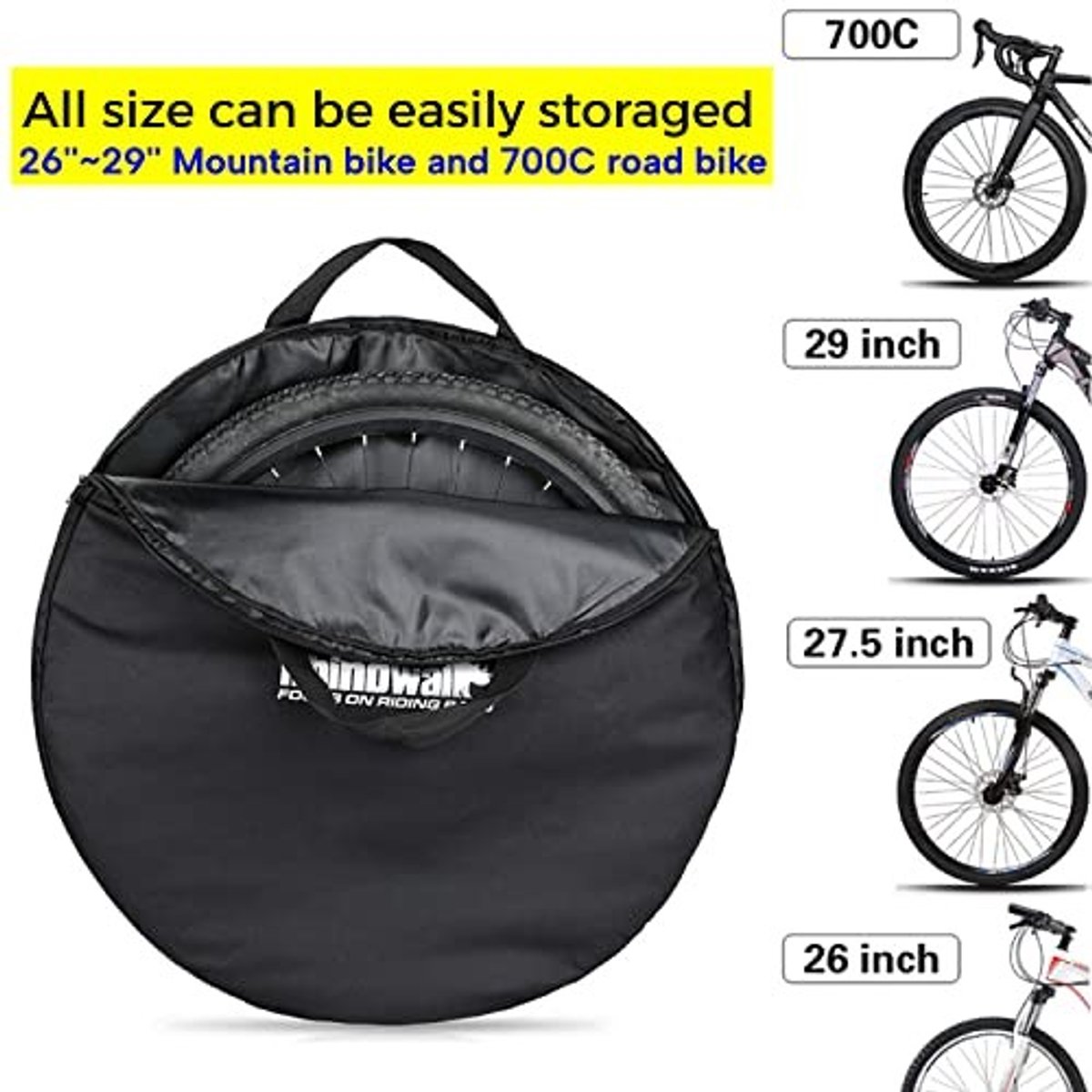 Fietstas voor Wielen - Geschikt voor 26-29 Inch Fietsen