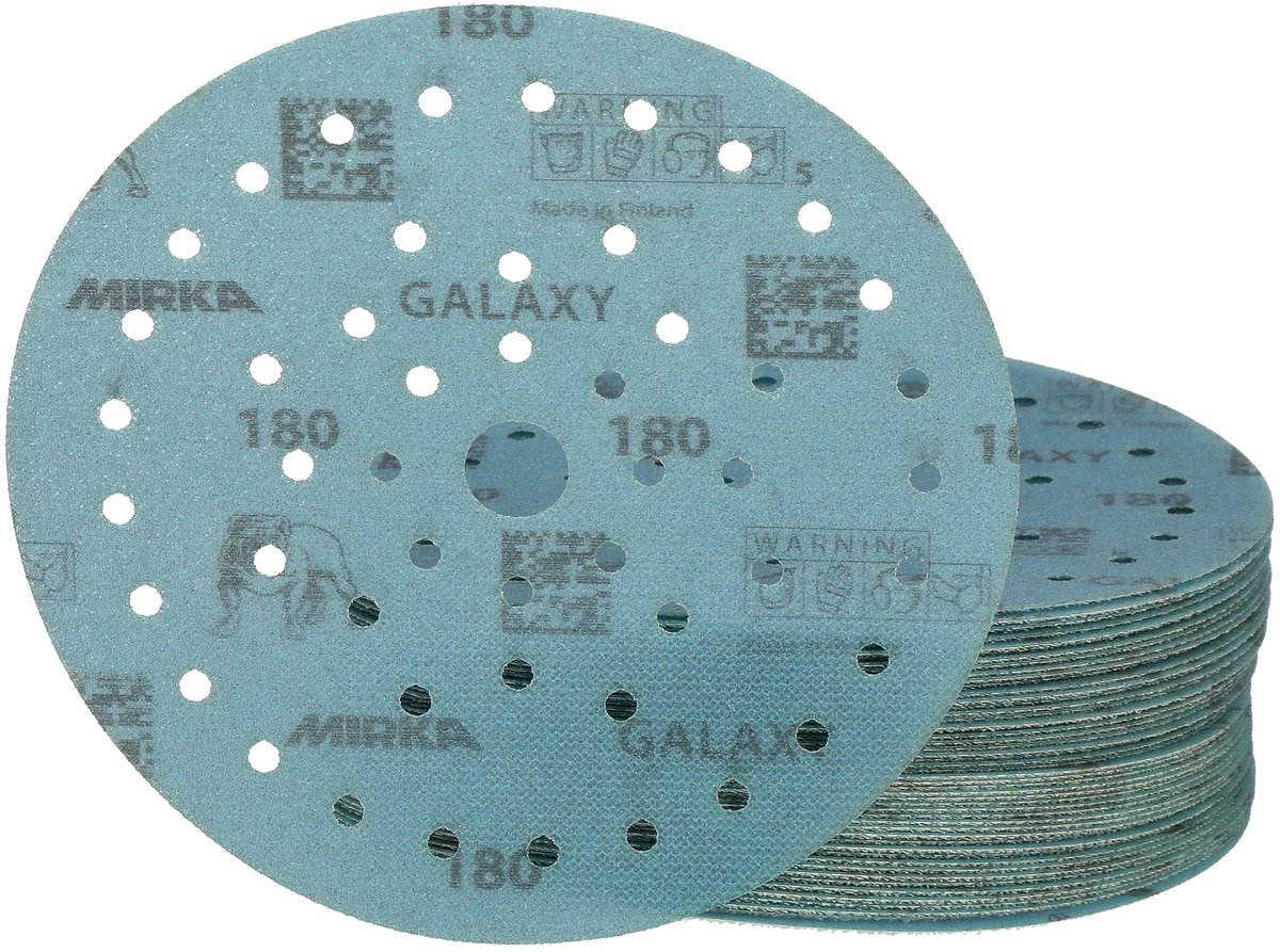 Schuurpapier Galaxy Multifit 150 mm - Korrel 180, 50 stuks