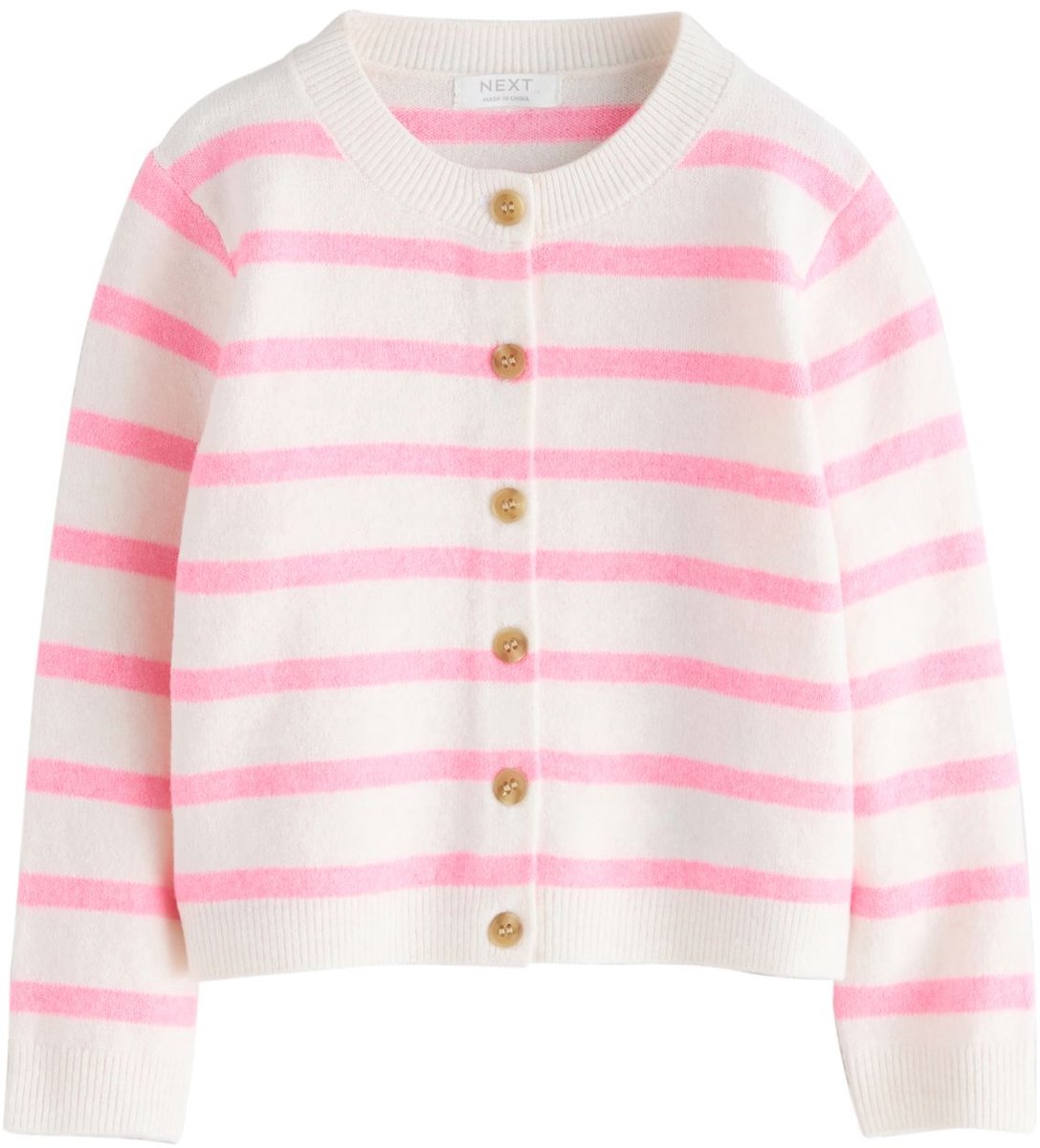 Next - Meisjes - Gebreid vest - Crème