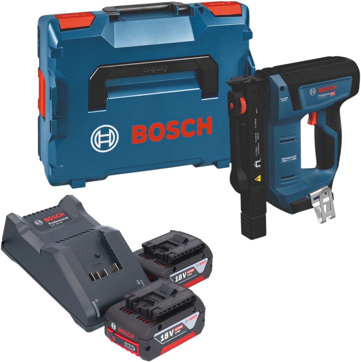 Bosch 0601482801 GTH 18V-14 accu-houtklammer - zonder accu - zonder oplader + L-BOXX