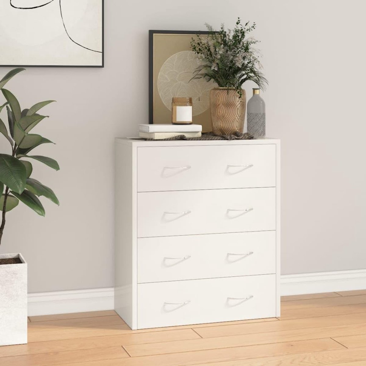 Commode met laden - Dressoir opberger - Kamer organiseren - Vochtbestendig materiaal - 60 x 305 x 71 cm