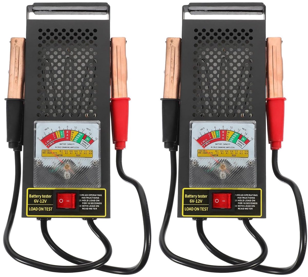 Accu Tester - Spanningsmeter - Voertuigonderhoud - Snelle Diagnose - Compact Ontwerp - Meerkleurig