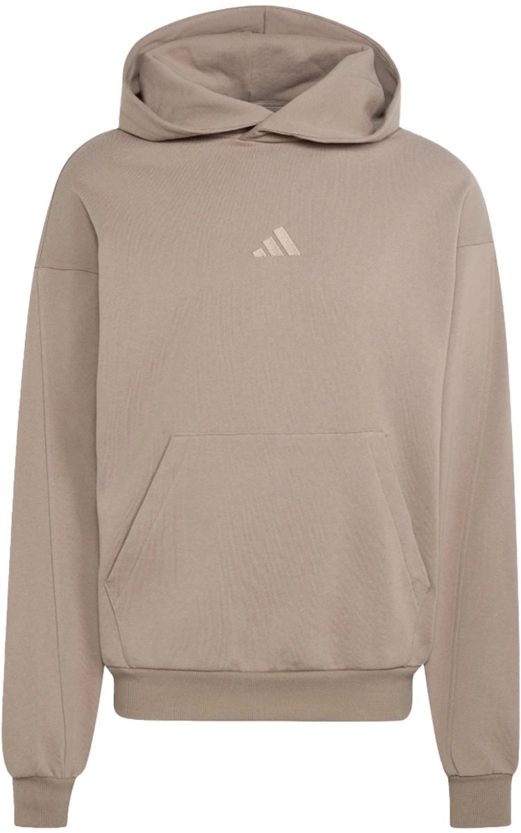 Adidas kit small logo hoodie in de kleur . Bruin