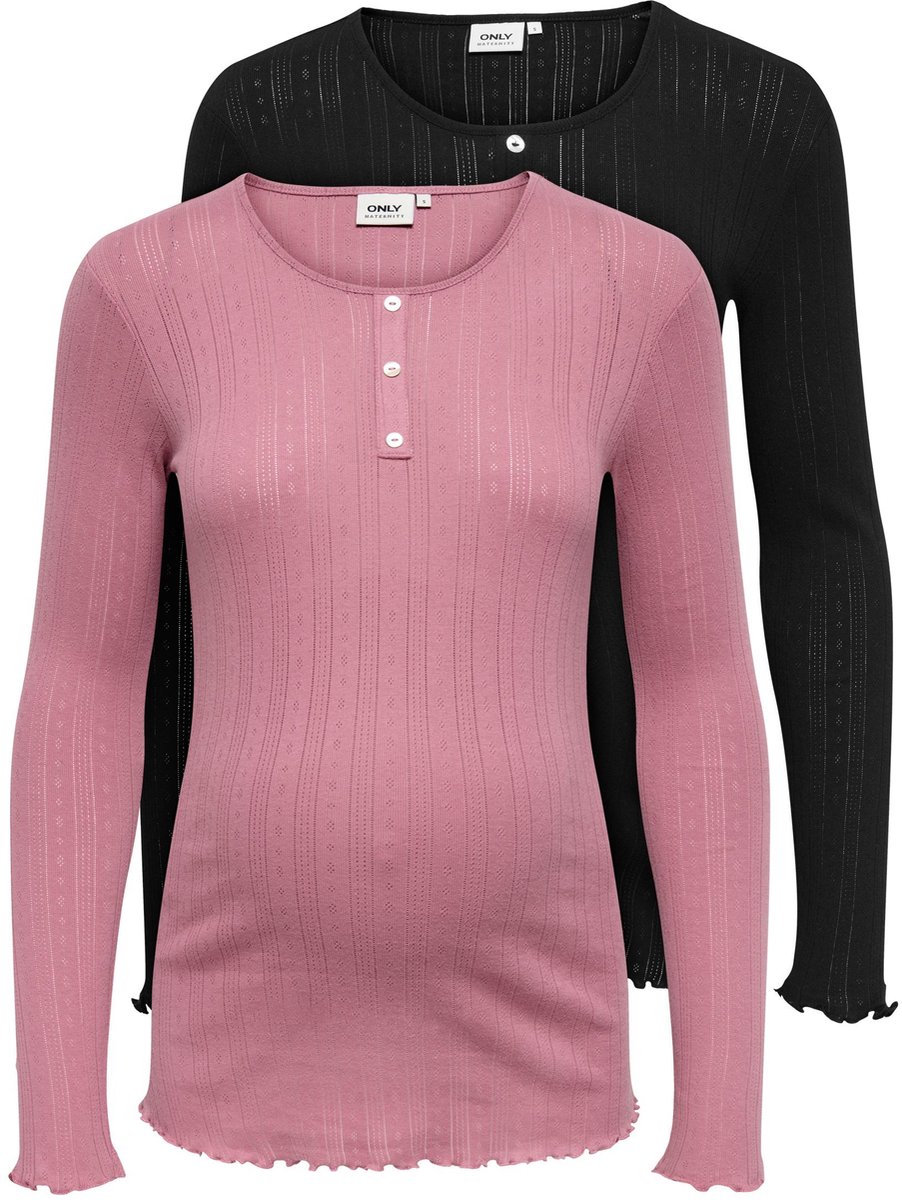 ONLY MATERNITY Top OLMVISTA 2-pack Top