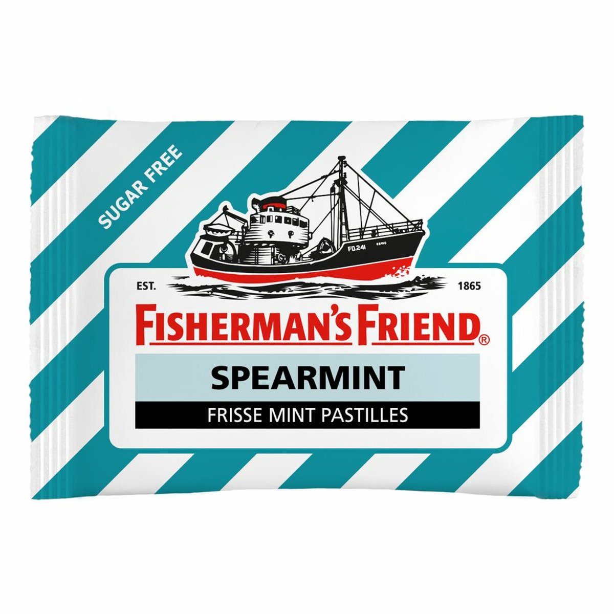Fishermansfriend - Zak Spearmint Suikervrij - 24 x 25 gr - Voordeelverpakking