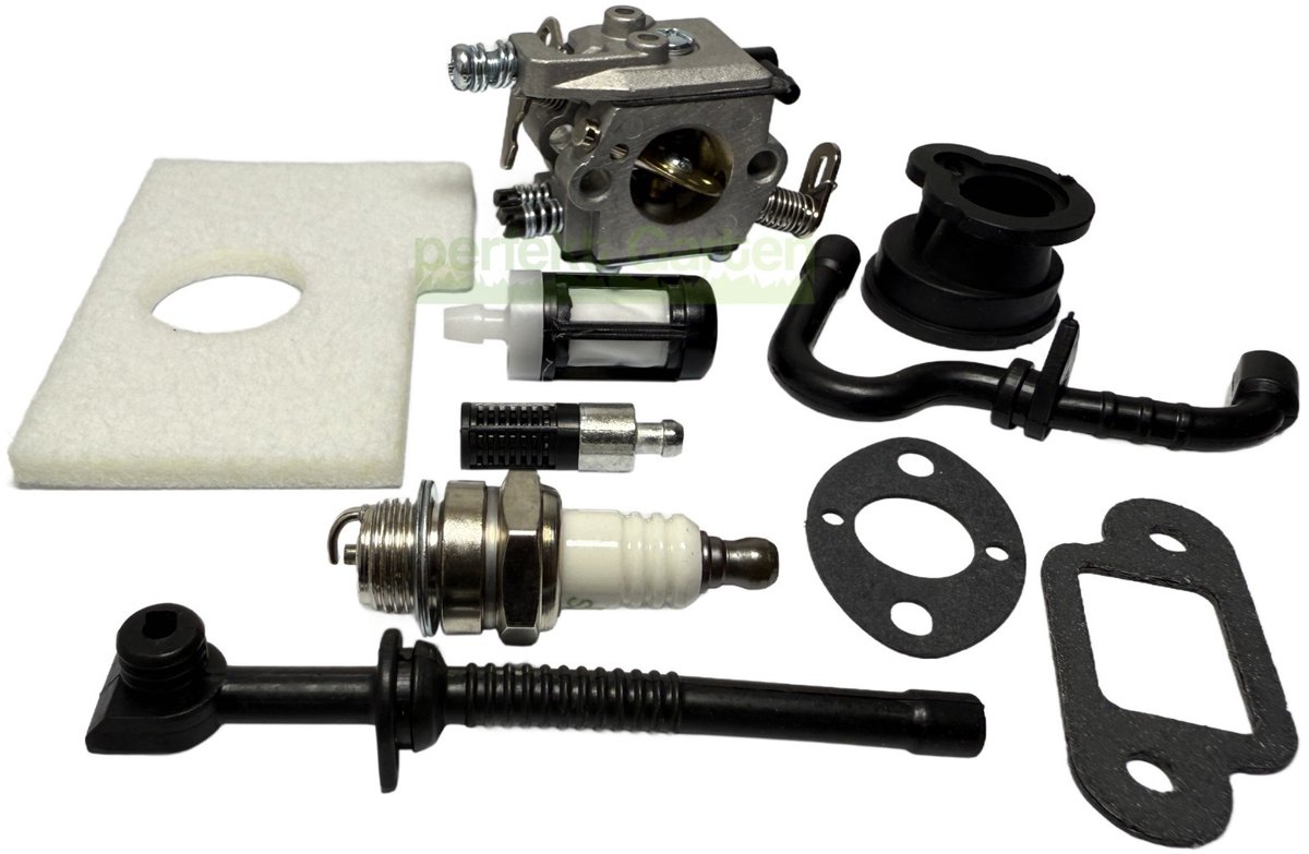 Carburateurset voor Stihl MS 170, 180, 190 T C kettingzaag 11236403800 / 00003503502