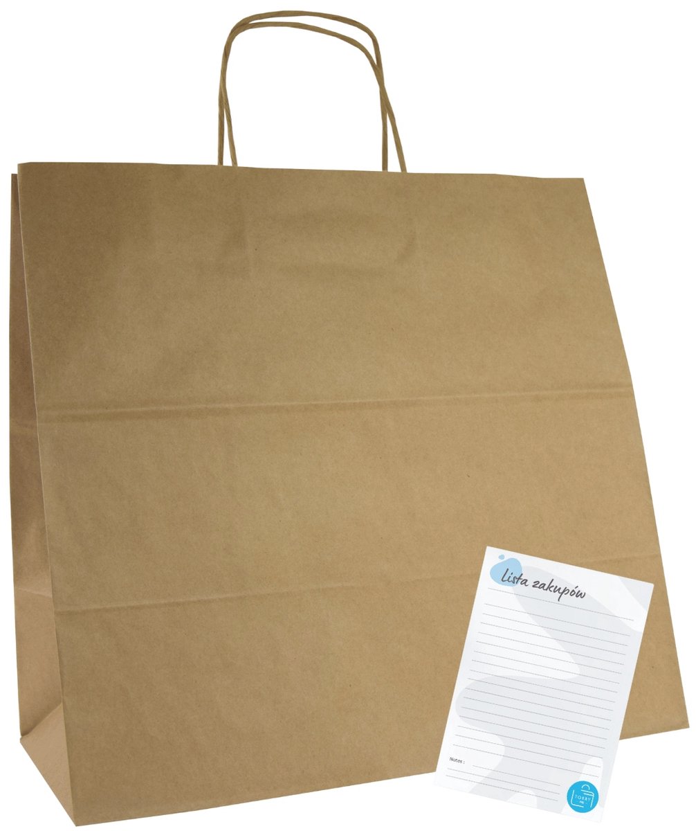 Bruine papieren draagtassen 34x20x33cm - 25 stuks - Eco vriendelijk