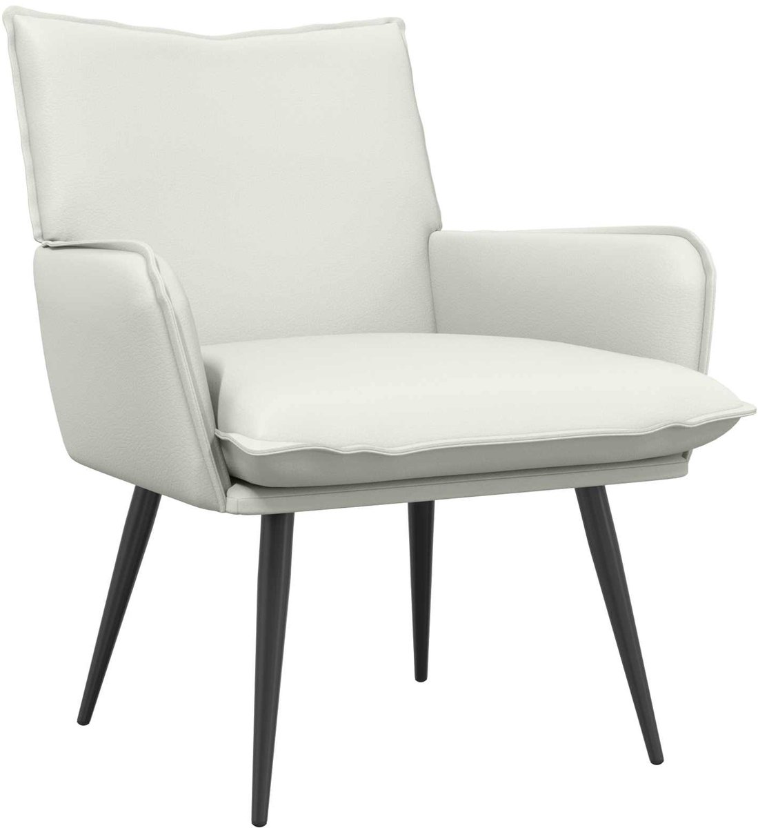 vidaXL - Fauteuil - Wit - Kunstleer