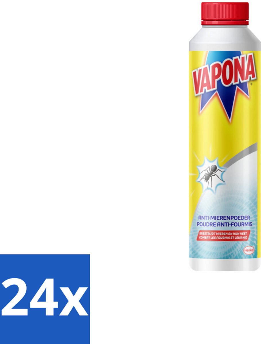 24 x Vapona Mierenpoeder 150 gr - Mieren Bestrijding - Mierenpoeder - Mierenplaag - Anti Mieren - Mierenwering