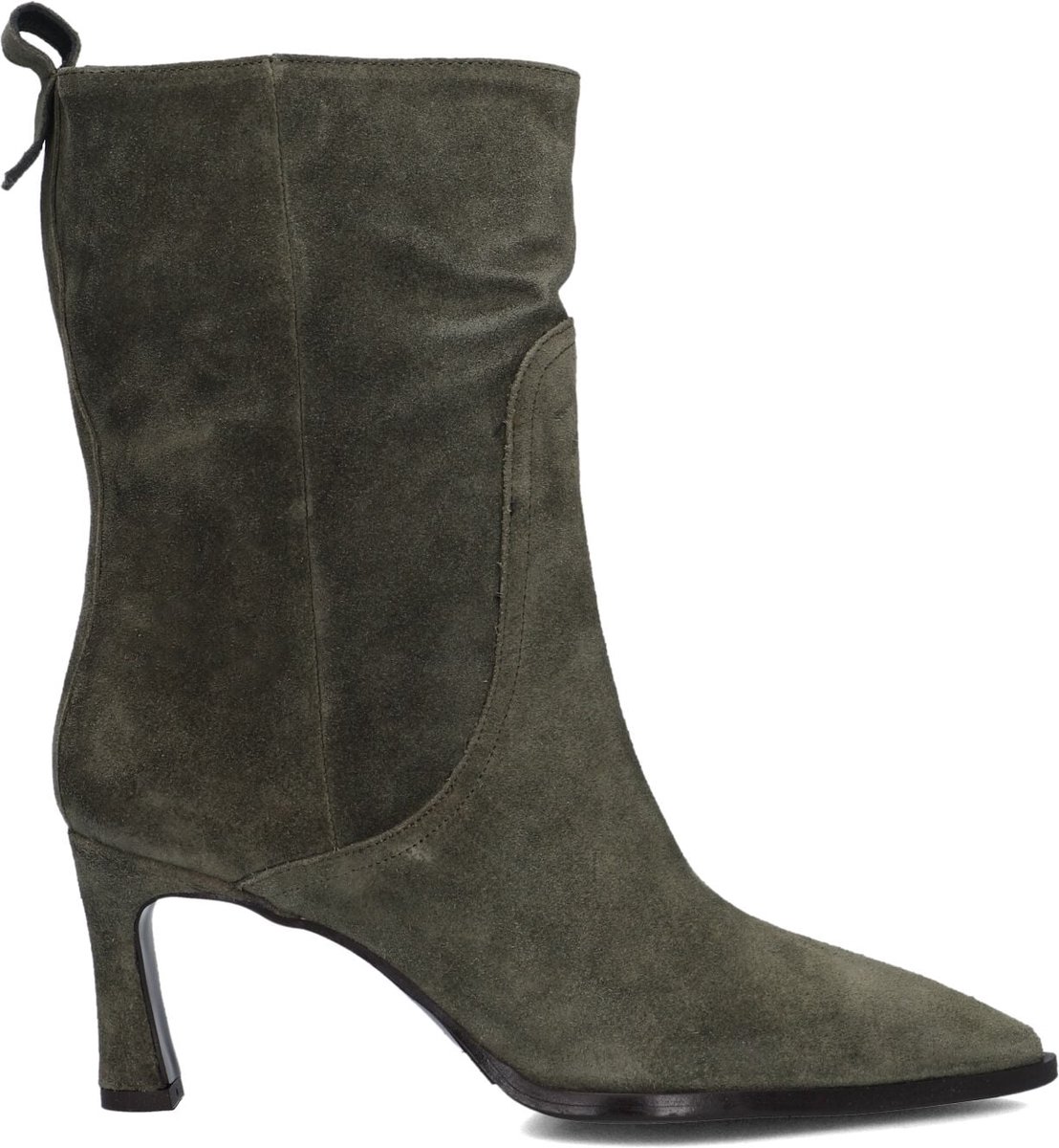 LINA LOCCHI Av 131/b Enkellaarsjes - Enkelboots met rits - Dames - Groen - Maat 41