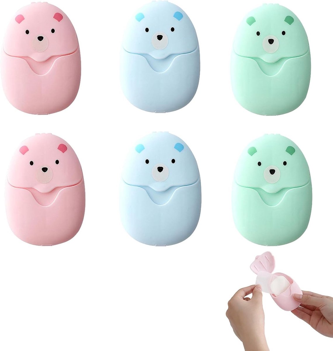 Mini Reisblaadjes Zeep - Biologisch Afbreekbare Soap Petals voor Reizen, Handige Disposable Zeep voor Onderweg, Ideaal voor Camping en Sportactiviteiten