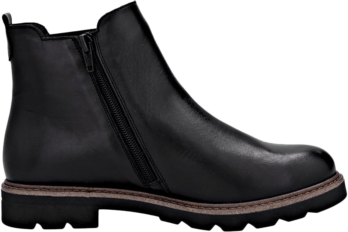 Bottine en cuir