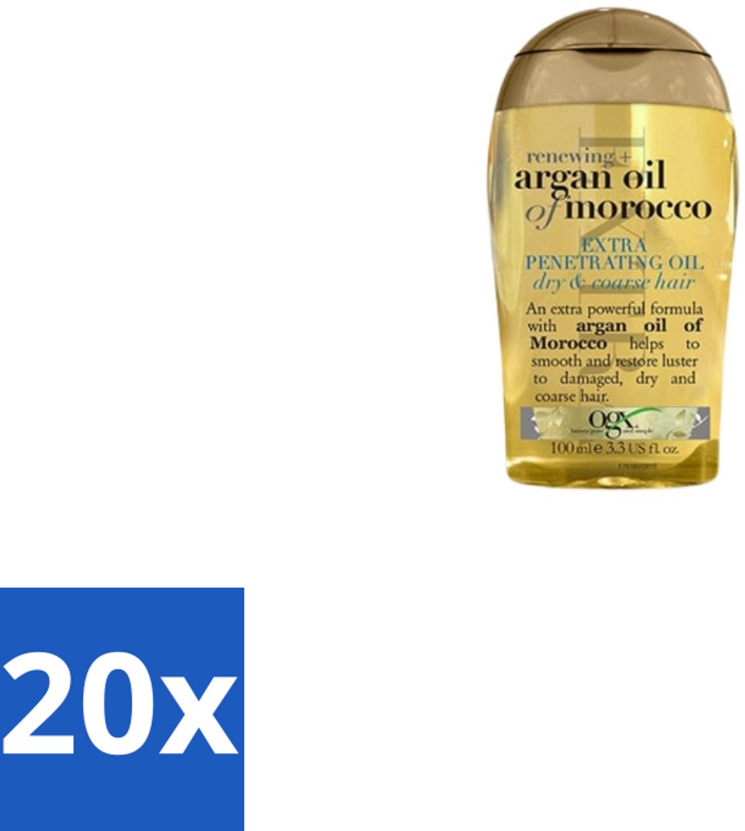 OGX Penetrating Argan Oil of Morocco Extra 100 ml - Bulkverpakking - 20 stuks