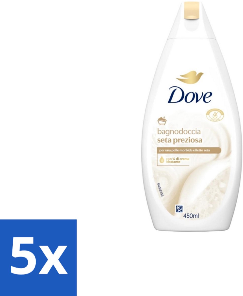 Dove – Douchegel – Nourishing Silk – 450 ml - Bulkverpakking - 5 stuks