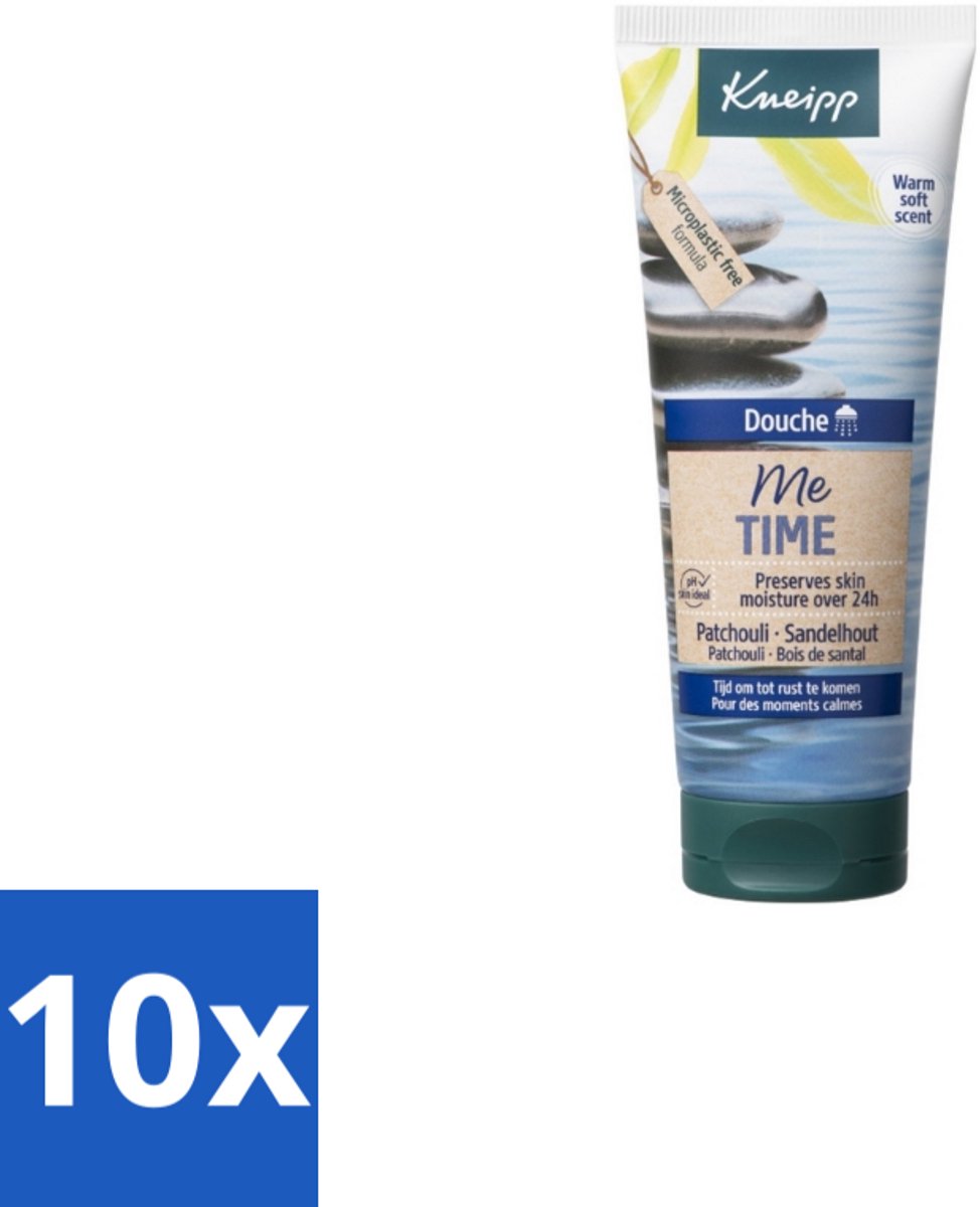Kneipp – Douchegel – Me Time Patchouli & Sandelhout – 75 ml - Bulkverpakking - 10 stuks