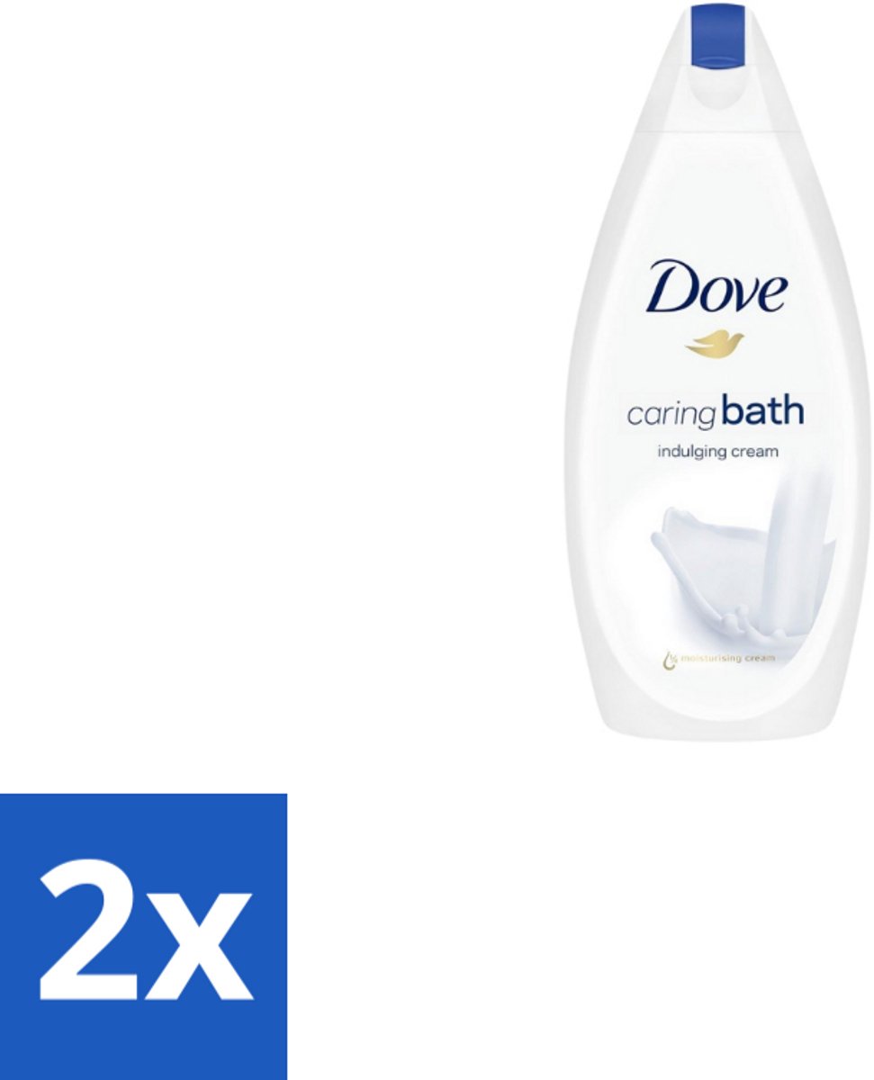 2 x Dove – Douchegel – Caring Bath – 450 ml - Douchegel - Huid Verzorging - Zachte Huid - Schuim Douchegel - Hydraterende Crème