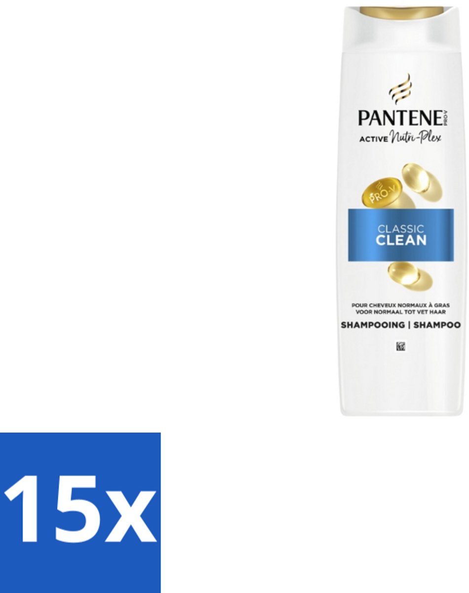 15 x Pantene – Shampoo – Classic Clean – 250 ml - Koffiezetapparaat