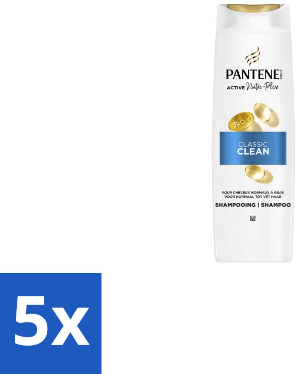 5 x Pantene – Shampoo – Classic Clean – 250 ml - Koffiezetapparaat