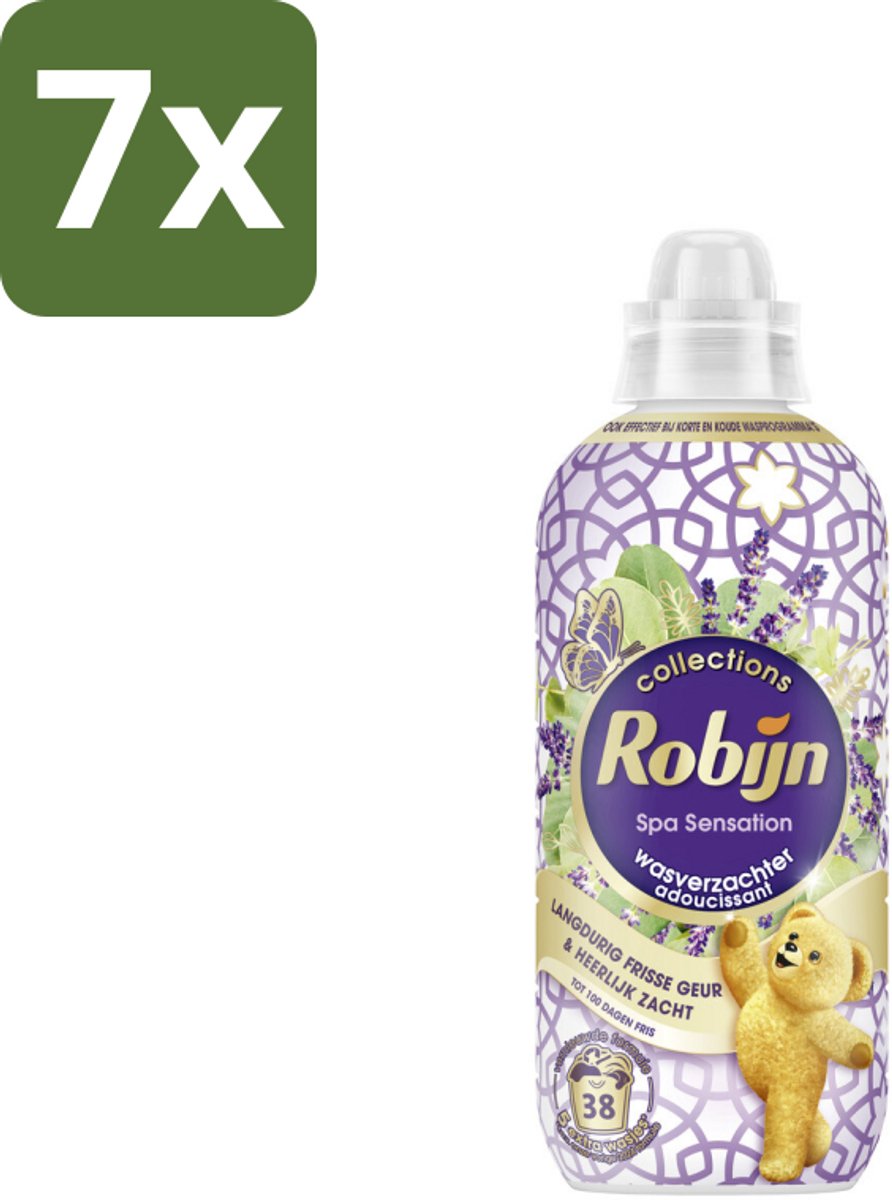 7 x Robijn – Wasverzachter – Intense Spa Sensation – 765 ml - Koffie - Koffiezetapparaat - Koffiezetapparaat