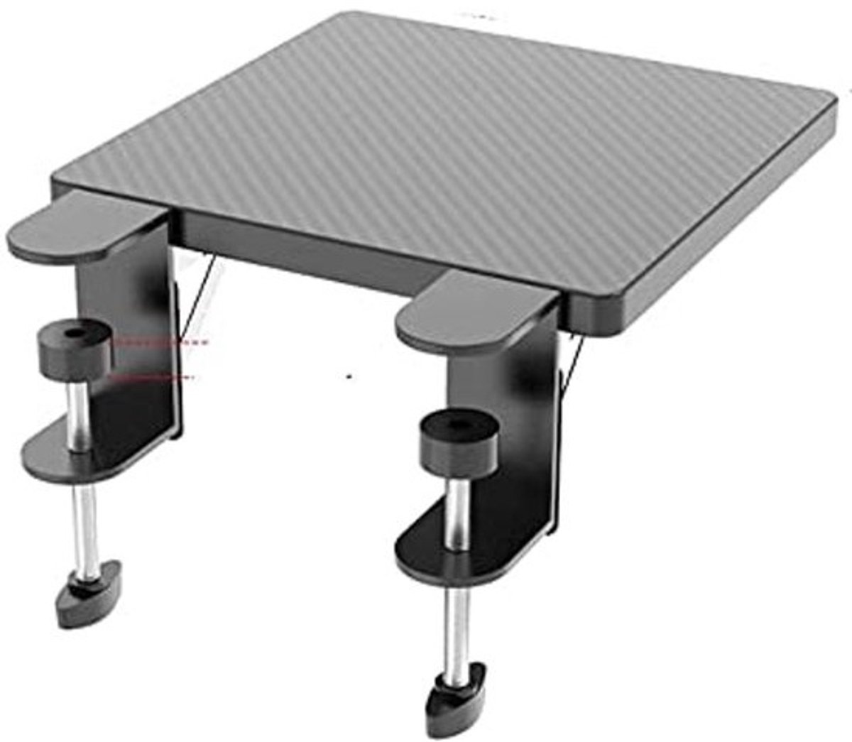 Ergonomische Bureau-verlengstuk met Opvouwbare Toetsenbord-tray voor Verbeterde Werkplek