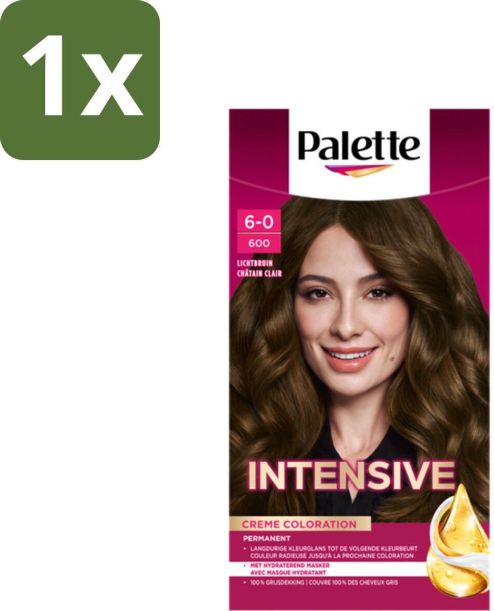 1 x Palette - Haarverf - Poly – 600 Lichtbruin – 115 ml - Kabel - Kabels - Kabelsysteem - Kabelsysteem