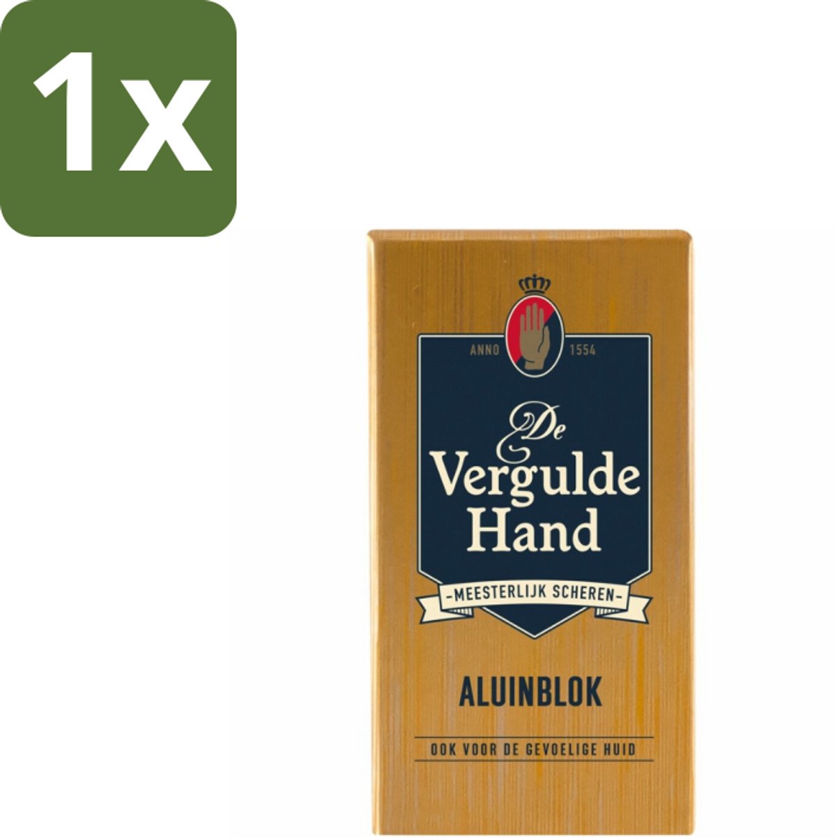 1 x Vergulde Hand - Aluinblok - 75gr - Koffiezetapparaat