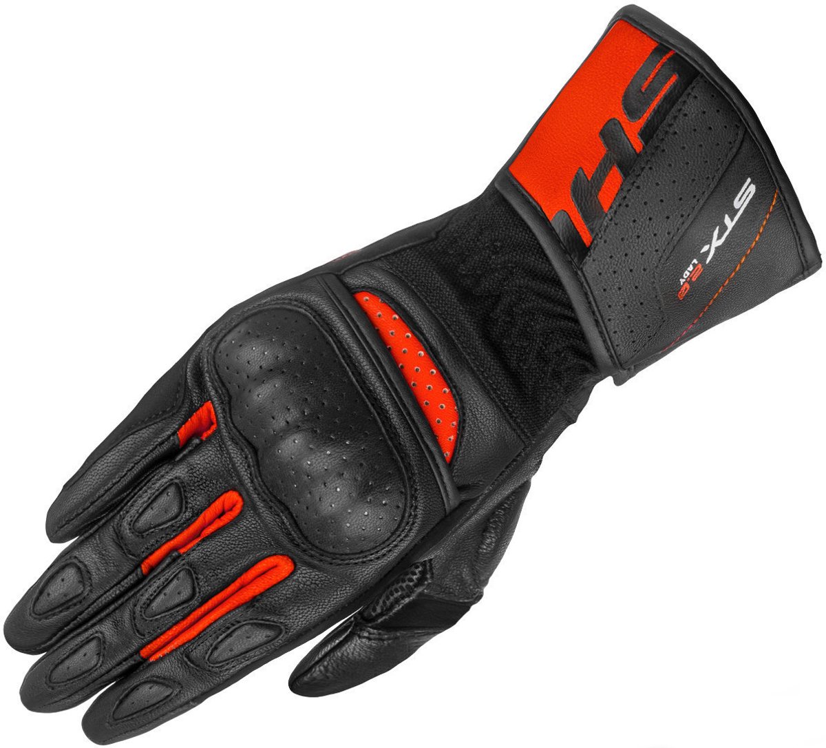 SHIMA STX 2.0 Perforated Dames Zwart Rood Handschoenen - Handschoen