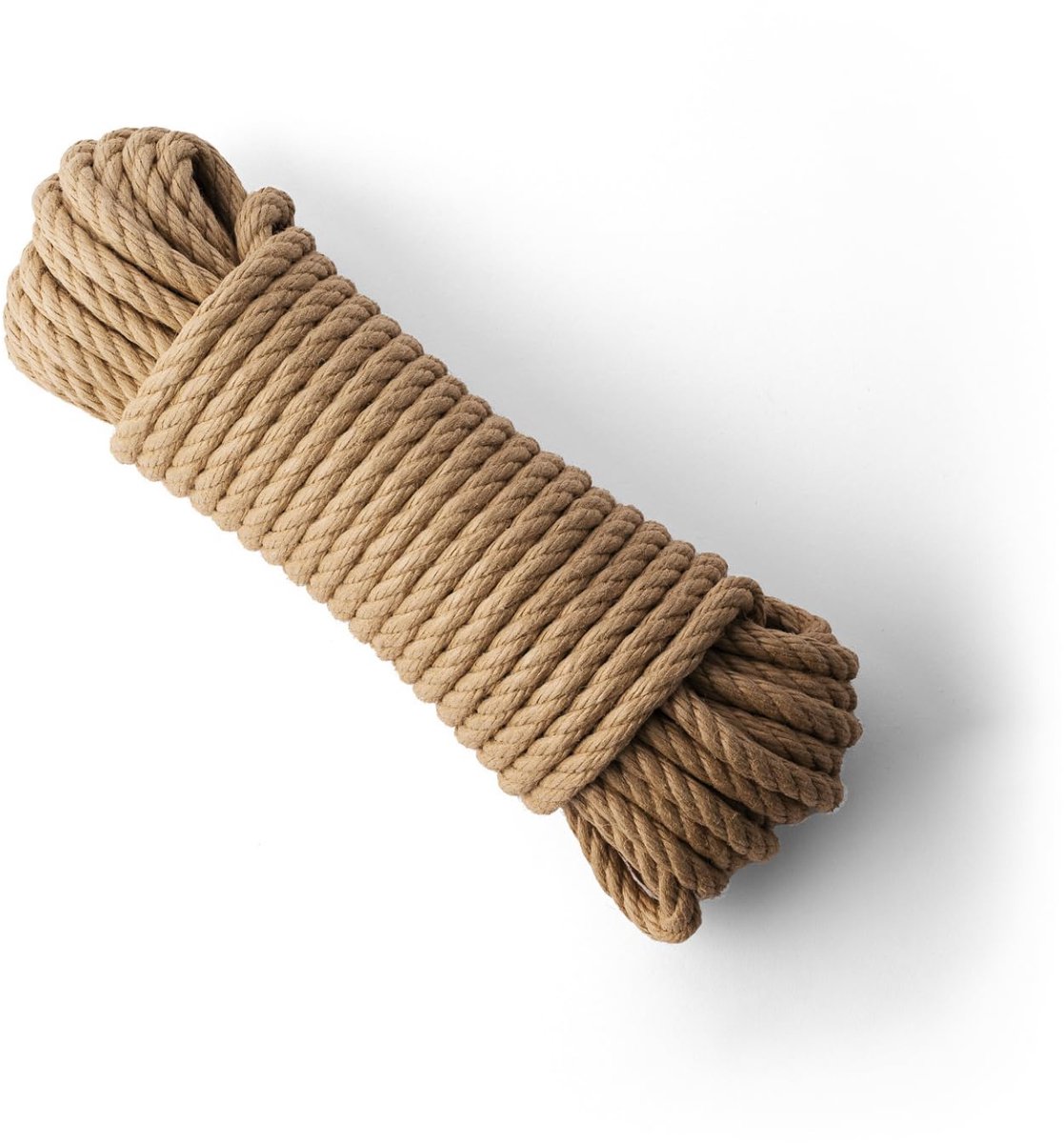 SNURO Synthetisch Vlastouw (12mm, 20M) - Gedraaid touw met natuurlijk uitzicht - ShopVlot