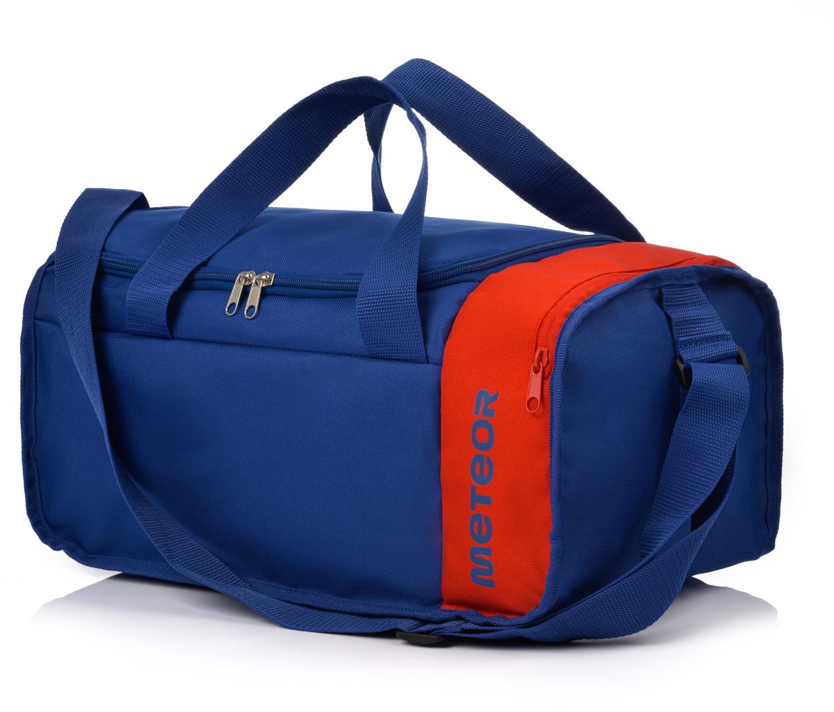 Sporttas Sport Bag ideaal voor Fitness Sportschool voor Dames en Heren (Blue/Raspberry, 20 L) - ShopVlot