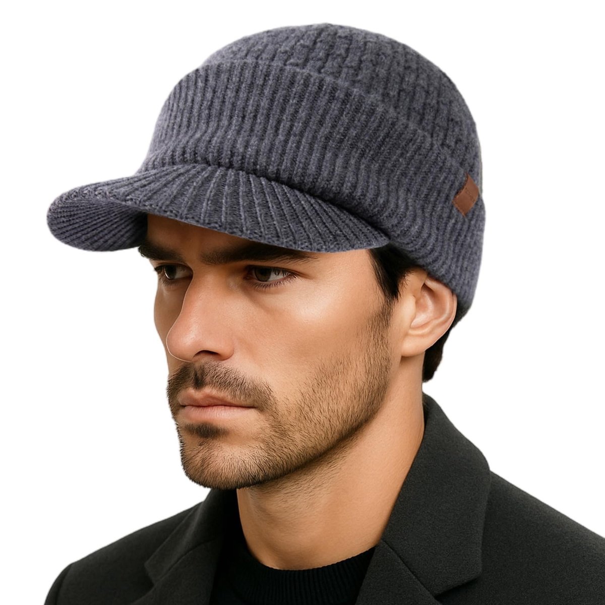 Elzusha - PolarWool Merino Wol Beanie met Fleece Voering voor Winter