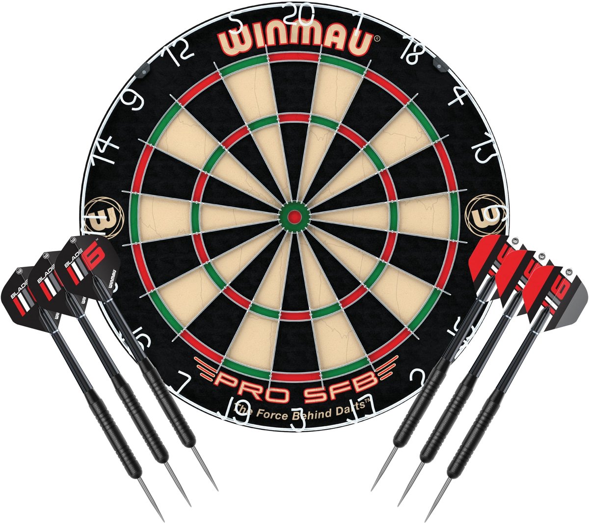 Elzusha - Dartbord met 2 Sets Darts en Accessoires