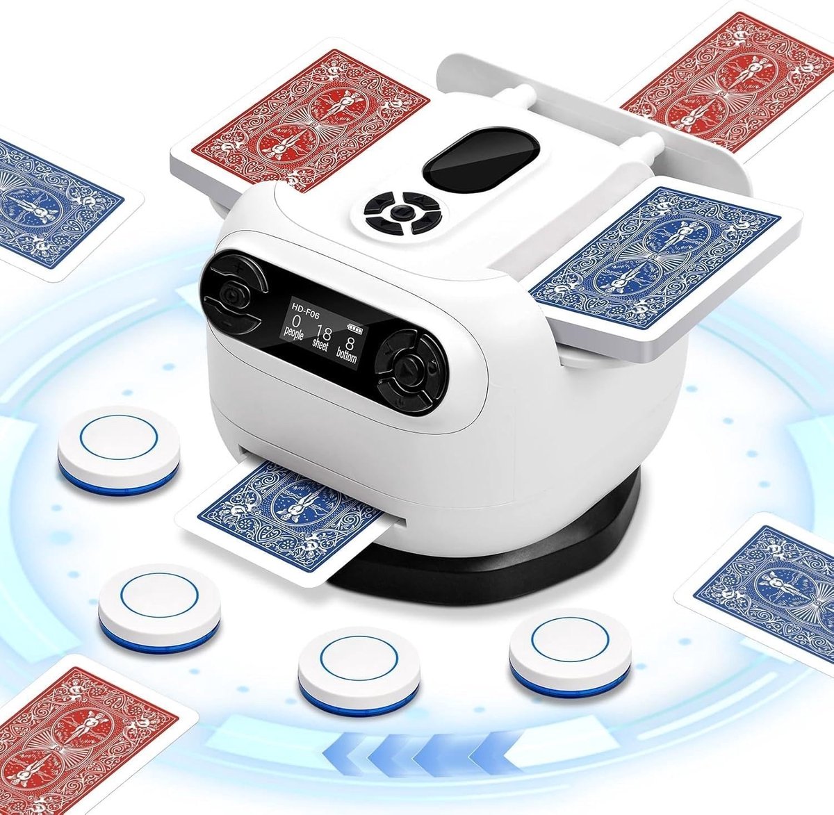 Elzusha - Mix en Verdeelsysteem voor Kaarten 2-in-1